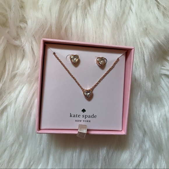 Kate Spade Romantic Rocks Jewelry Set - NWT - Necklace & Earrings - Picture 3 of 9